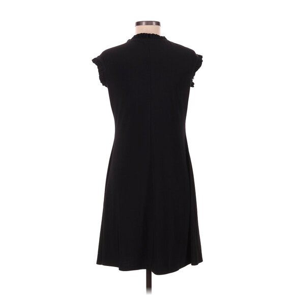 NWT Womens Size Medium Nick and Nash Black Ruffle Accent A-Line Mini Dress NEW - Picture 2 of 3